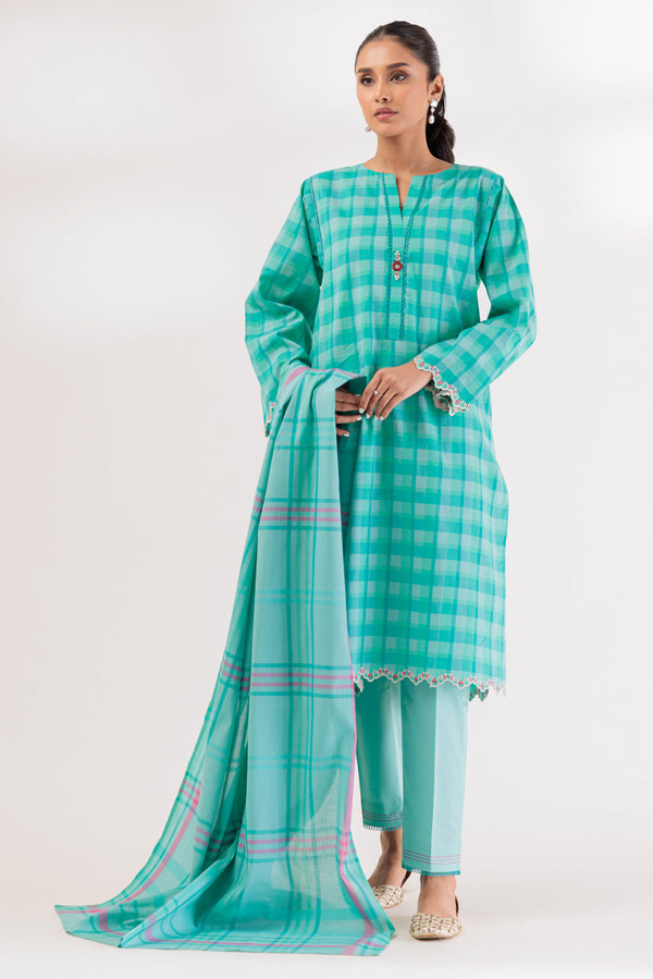 Bonanza Satrangi Stitched 3 Piece PWS6233P39 US24 - Salai - Bonanza Satrangi 