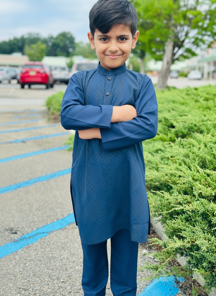 IRON-BOYS KURTA SHALWAR (BKSS-063) - Salai - Salai 