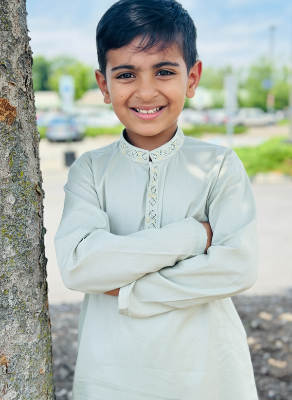 Bonanza Satrangi Boys Kurta Shalwar BKSS-044 RX24 - Salai - Bonanza Satrangi 
