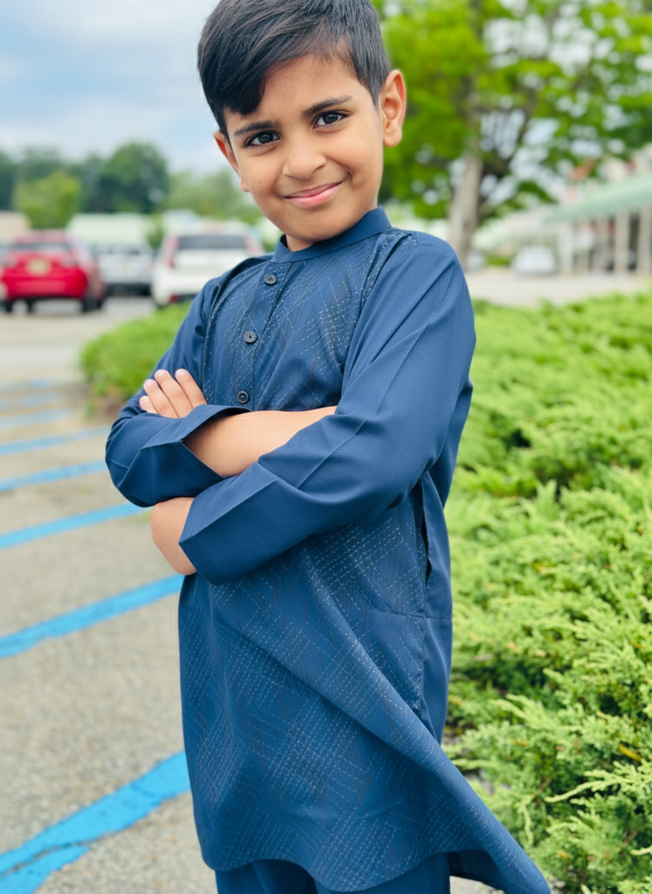 IRON-BOYS KURTA SHALWAR (BKSS-063) - Salai - Salai 