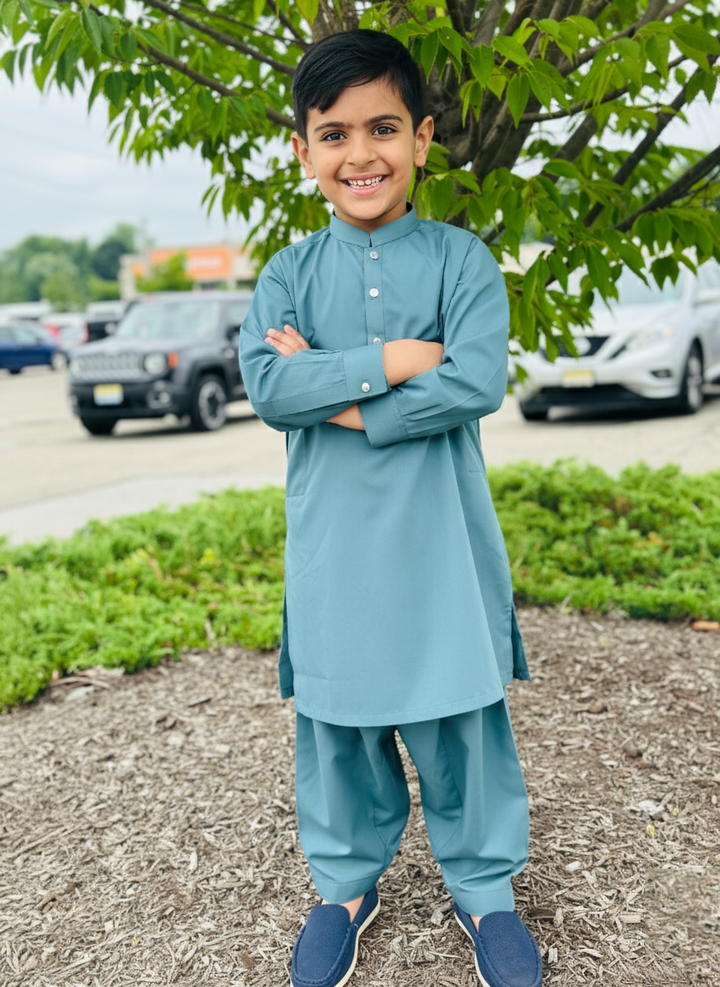 Bonanza Boys KURTA SHALWAR BKSS-048 KK24 - Salai - Bonanza Satrangi 
