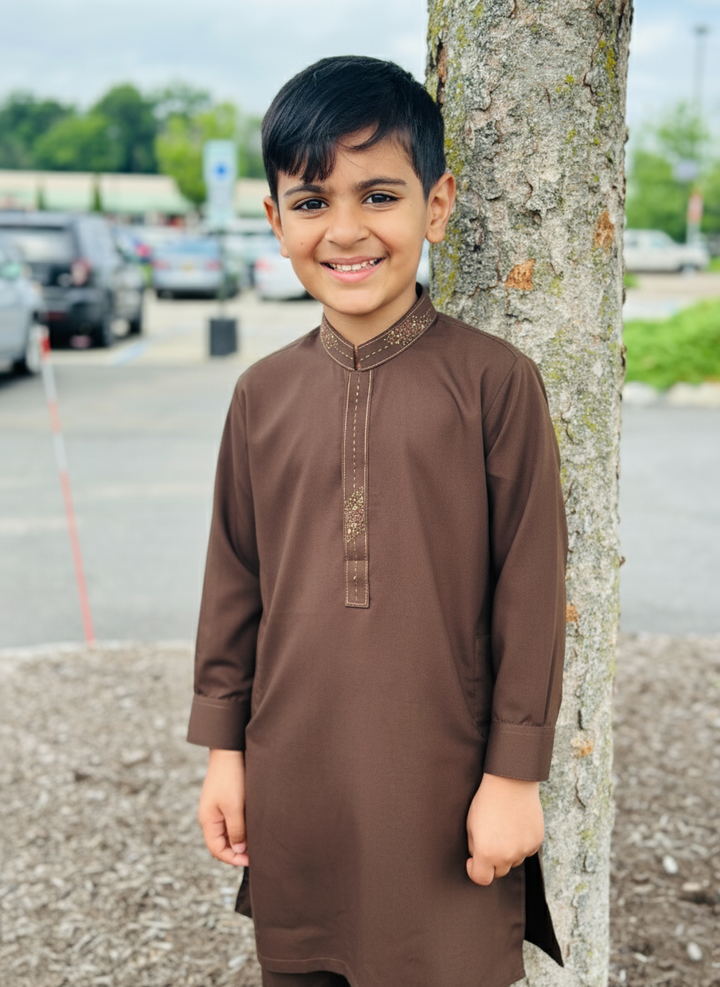 Bonanza Boys KURTA SHALWAR BKSS-049 KK24 - Salai - Bonanza Satrangi 
