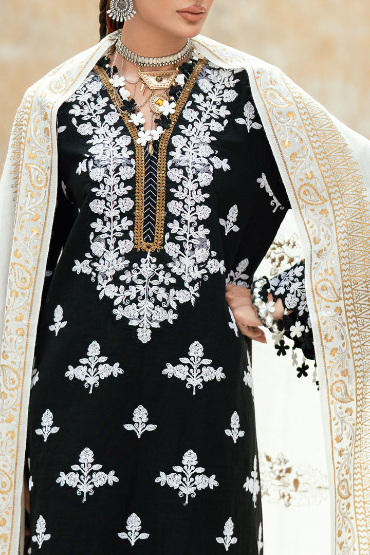 Gul Ahmed Stitched Pashmina 3 Piece AP#52014 J(51&50) - Salai - Gul Ahmed RTW Winter 2025 