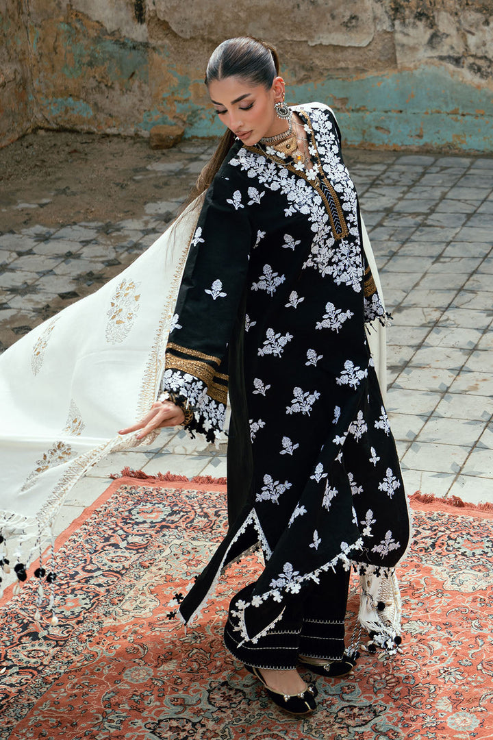 Gul Ahmed Stitched Pashmina 3 Piece AP#52014 J(51&50) - Salai - Gul Ahmed RTW Winter 2025 