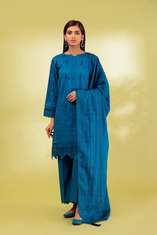 Bonanza Satrangi Stitched 3 Piece JRS233P21 US24 - Salai - Bonanza Satrangi 