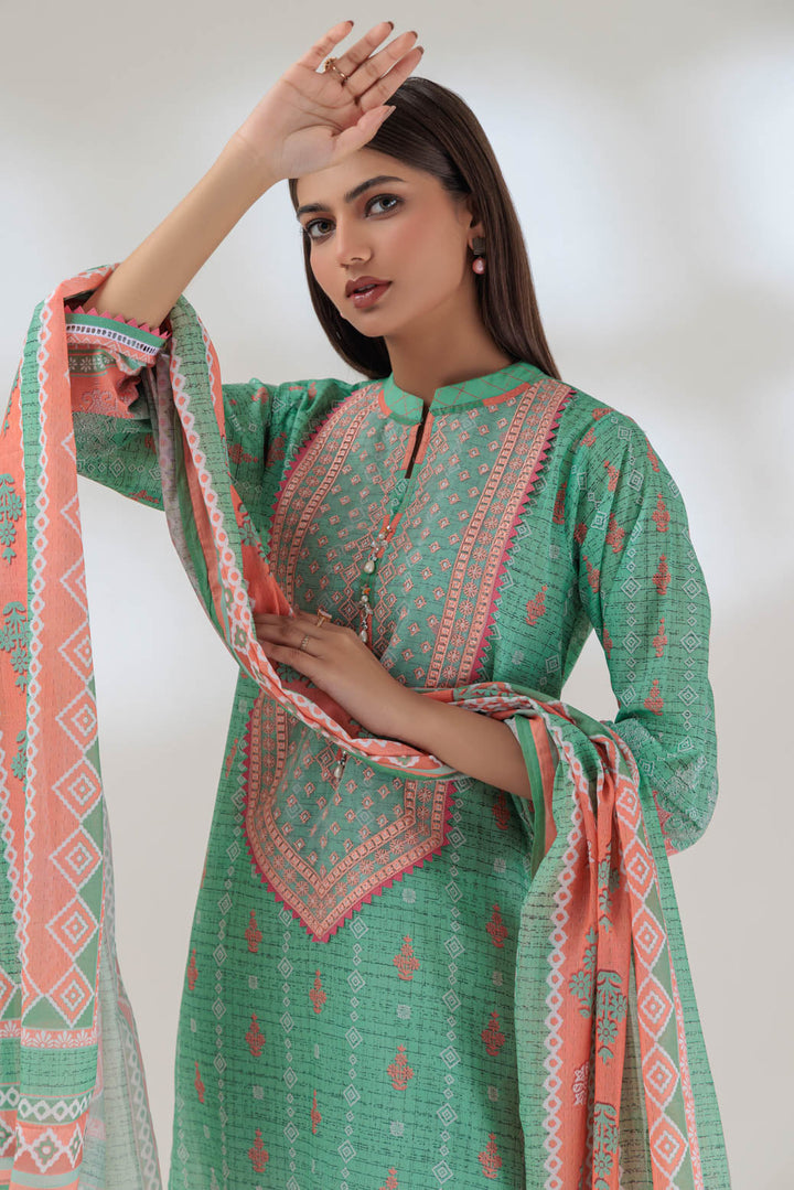 Bonanza Satrangi Stitched 2 Piece SAS232P07 US24 - Salai - Bonanza Satrangi 