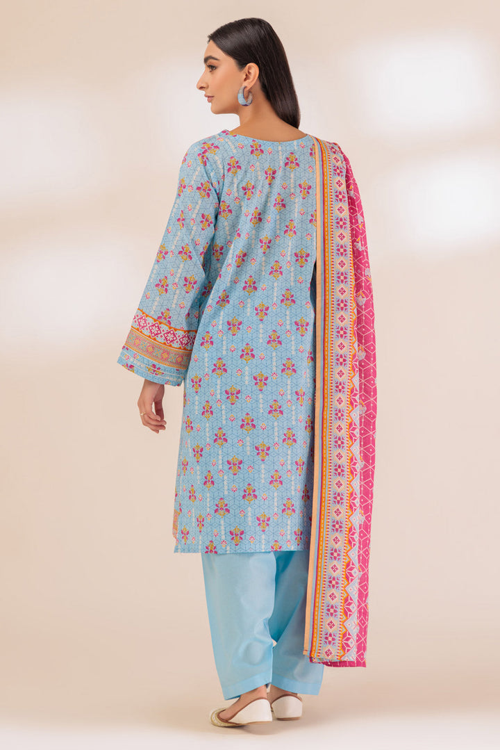 Bonanza Satrangi Stitched 3 Piece SAS233P100 US24 - Salai - Bonanza Satrangi 