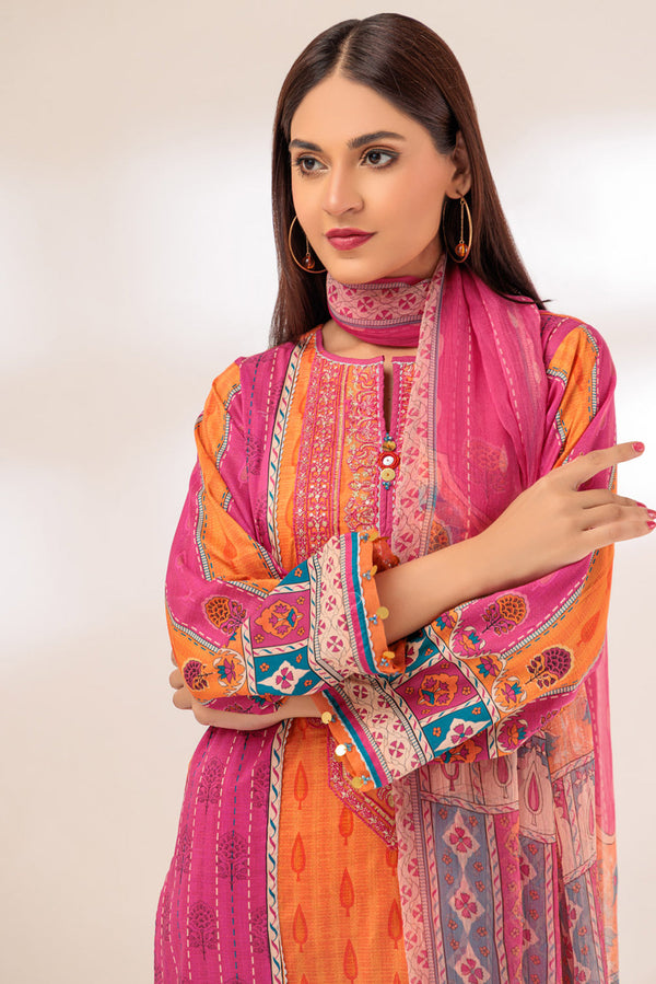 LADIES STITCHED 3 PIECE SAS233P77SX23 - Salai - Bonanza Satrangi 