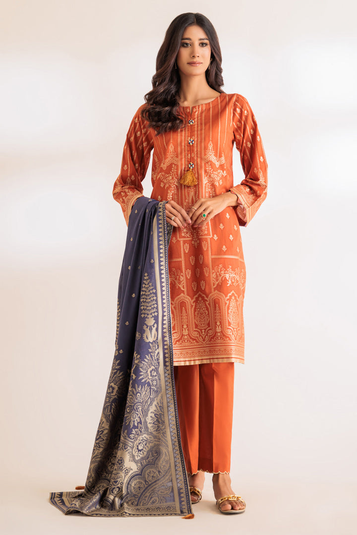 LADIES STITCHED SUIT BEF24-SJ1243P01 - Salai - Bonanza Satrangi 