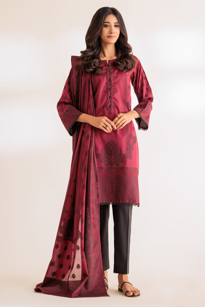 LADIES STITCHED SUIT BEF24-SJ1243P13 - Salai - Bonanza Satrangi 