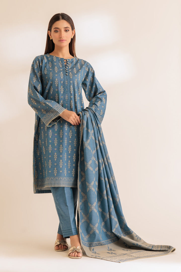 LADIES STITCHED SUIT BEF24-SJ2243P02 - Salai - Bonanza Satrangi 