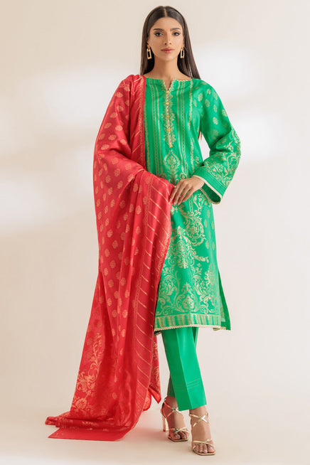 LADIES STITCHED SUIT BEF24-SJ5243P03 - Salai - Bonanza Satrangi 