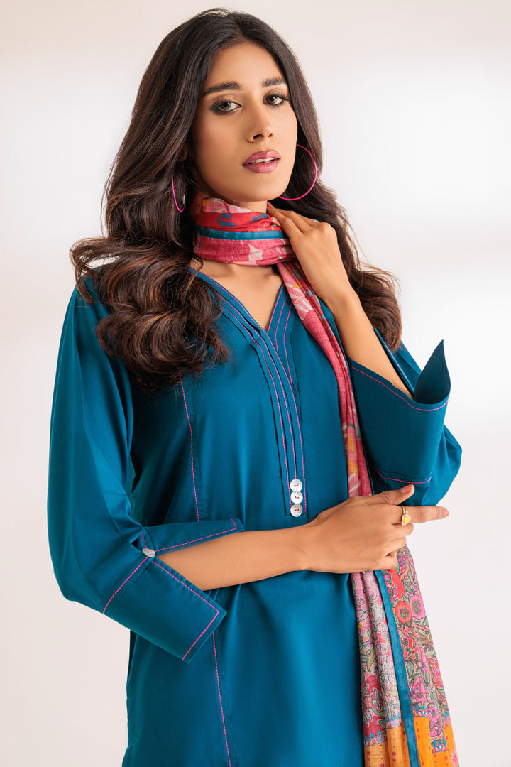 LADIES STITCHED SUIT BEF24-SS1243P13 - Salai - Bonanza Satrangi 