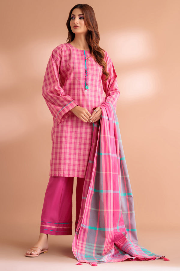 LADIES STITCHED SUIT BEF24-SS2243P05 - Salai - Bonanza Satrangi 