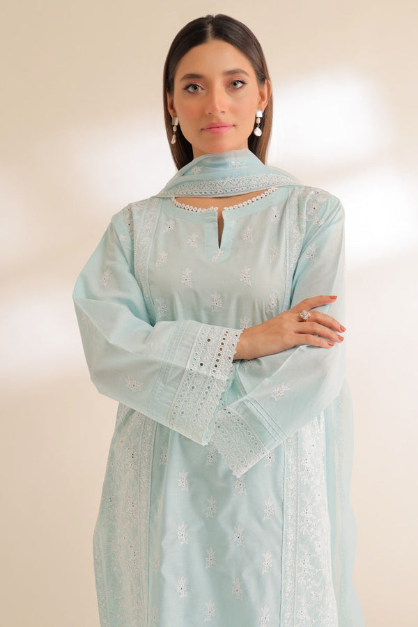 LADIES STITCHED SUIT BEF24-SS2243P08 - Salai - Bonanza Satrangi 