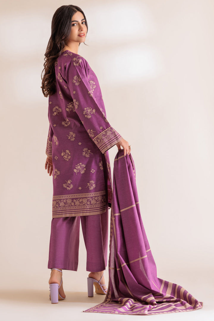 LADIES STITCHED SUIT BEF24-SS2243P21 - Salai - Bonanza Satrangi 