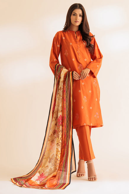 LADIES STITCHED SUIT BEF24-SS2243P33 - Salai - Bonanza Satrangi 