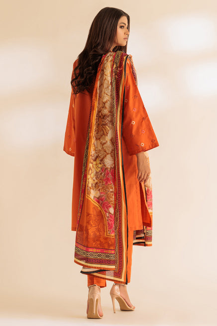 LADIES STITCHED SUIT BEF24-SS2243P33 - Salai - Bonanza Satrangi 