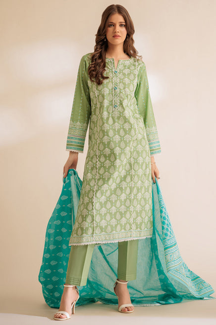 LADIES STITCHED SUIT BEF24-SS2243P62 - Salai - Bonanza Satrangi 