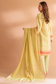 LADIES STITCHED SUIT BEF24-SS2243P65 - Salai - Bonanza Satrangi 