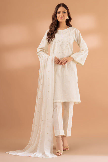 LADIES STITCHED SUIT BEF24-SS5243P02 - Salai - Bonanza Satrangi 