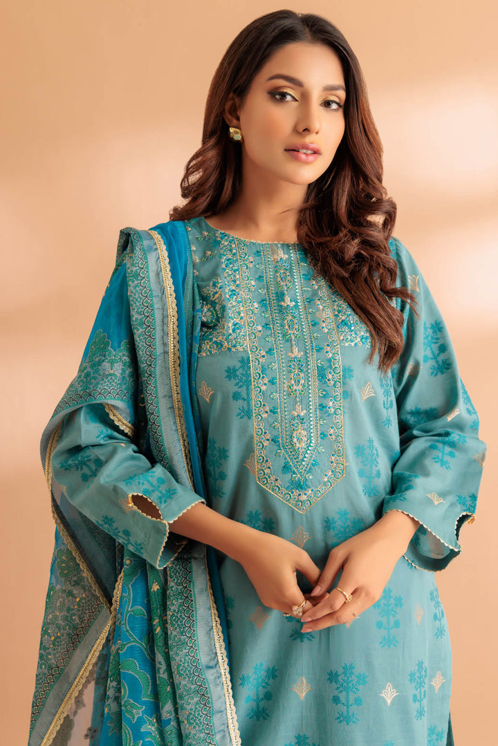 LADIES STITCHED SUIT BEF24-SS5243P12 - Salai - Bonanza Satrangi 