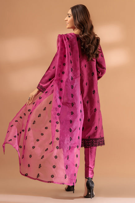 LADIES STITCHED SUIT BEF24-SS5243P14 - Salai - Bonanza Satrangi 