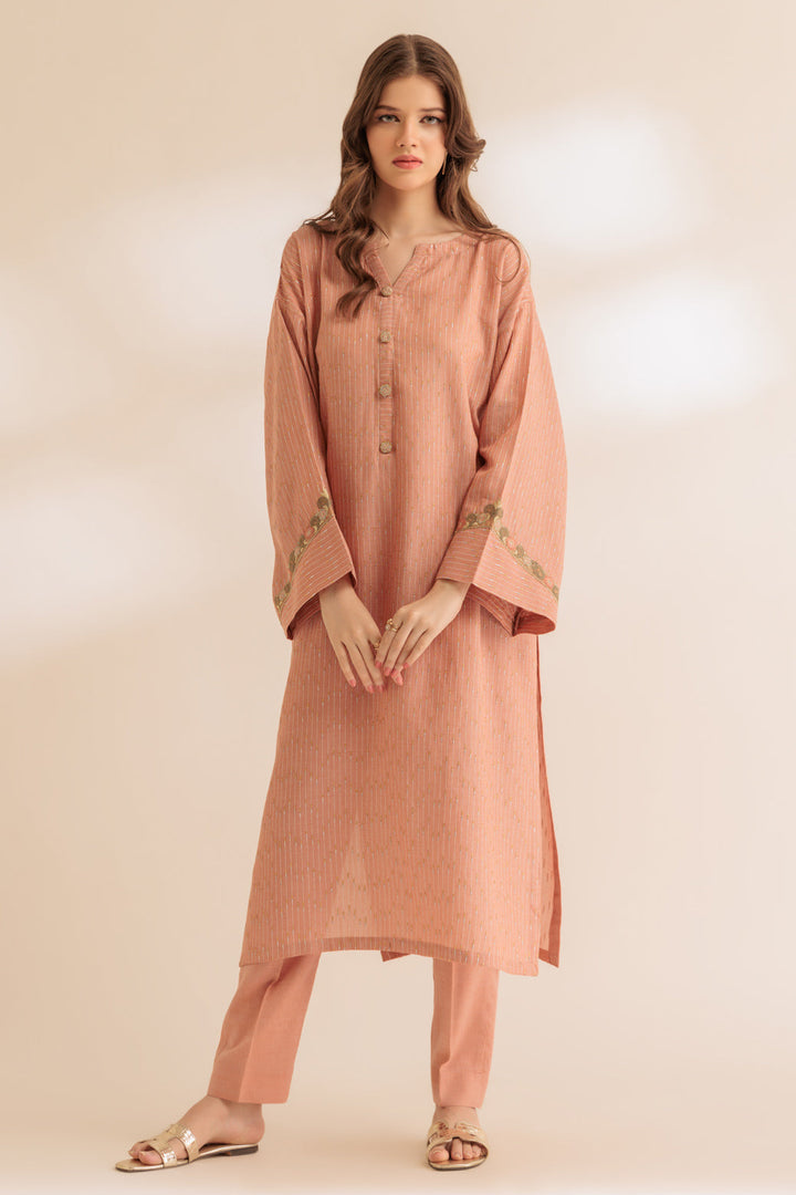 LADIES STITCHED SUIT BEF24-SS6242P07 - Salai - Bonanza Satrangi 