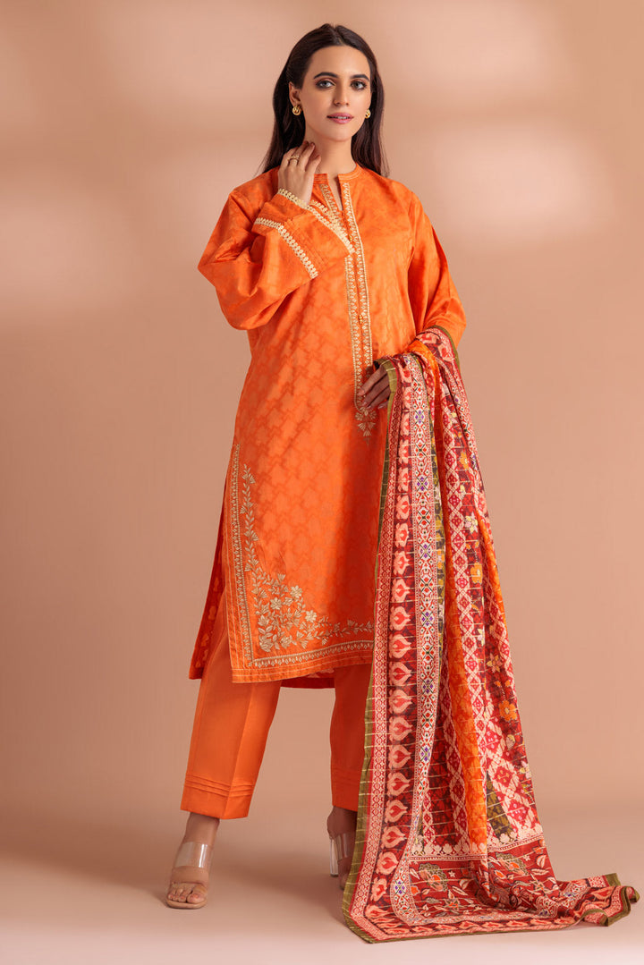 LADIES STITCHED SUIT BEF24-SS6243P03 - Salai - Bonanza Satrangi 