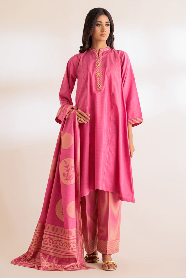 LADIES STITCHED SUIT BEF24-SS6243P10 - Salai - Bonanza Satrangi 