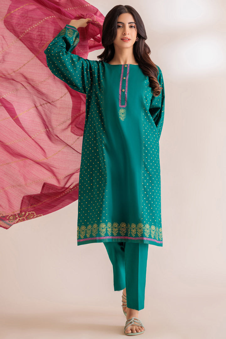 LADIES STITCHED SUIT BEF24-SS6243P13 - Salai - Bonanza Satrangi 