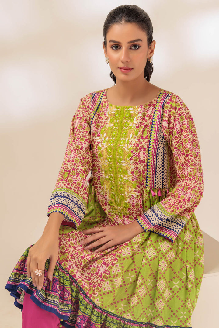 Bonanza Satrangi Stitched 2 Piece SSS232P31 US24 - Salai - Bonanza Satrangi 