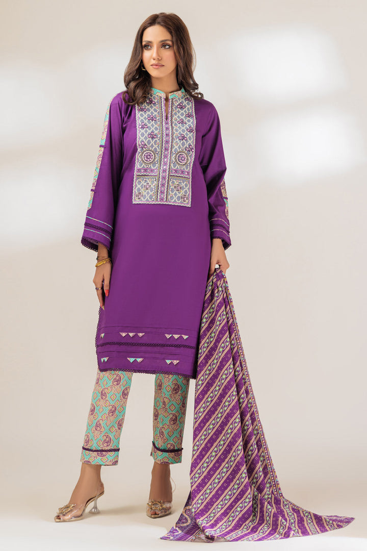 Bonanza Satrangi Stitched 3 Piece SSS233P92 US24 - Salai - Bonanza Satrangi 