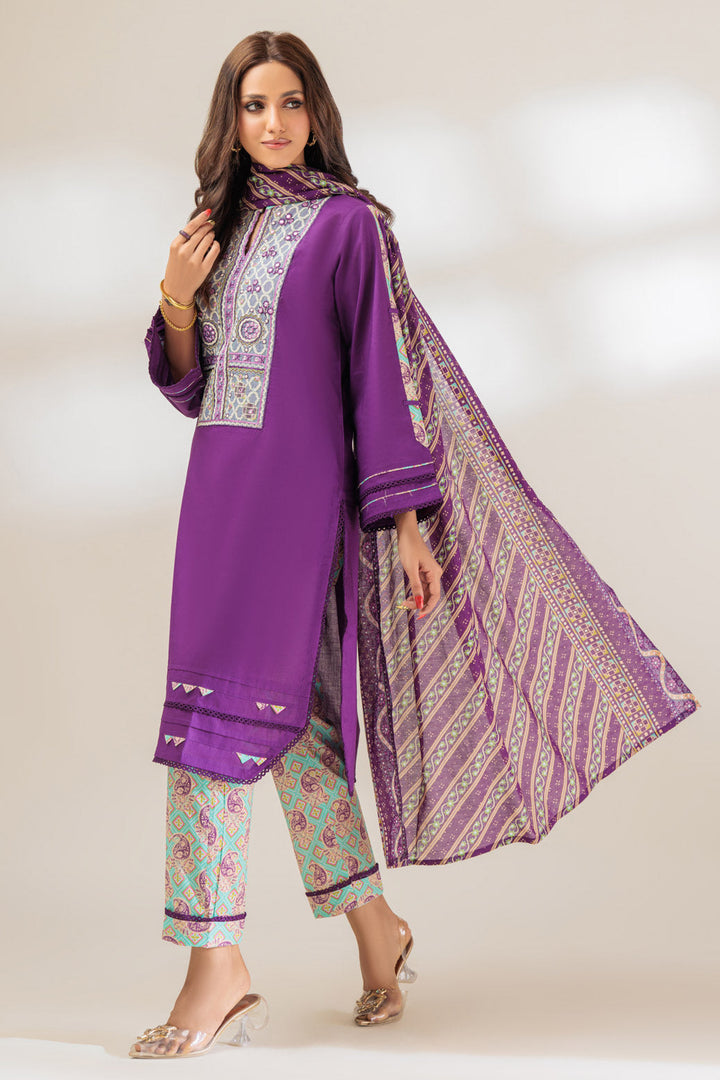 Bonanza Satrangi Stitched 3 Piece SSS233P92 US24 - Salai - Bonanza Satrangi 