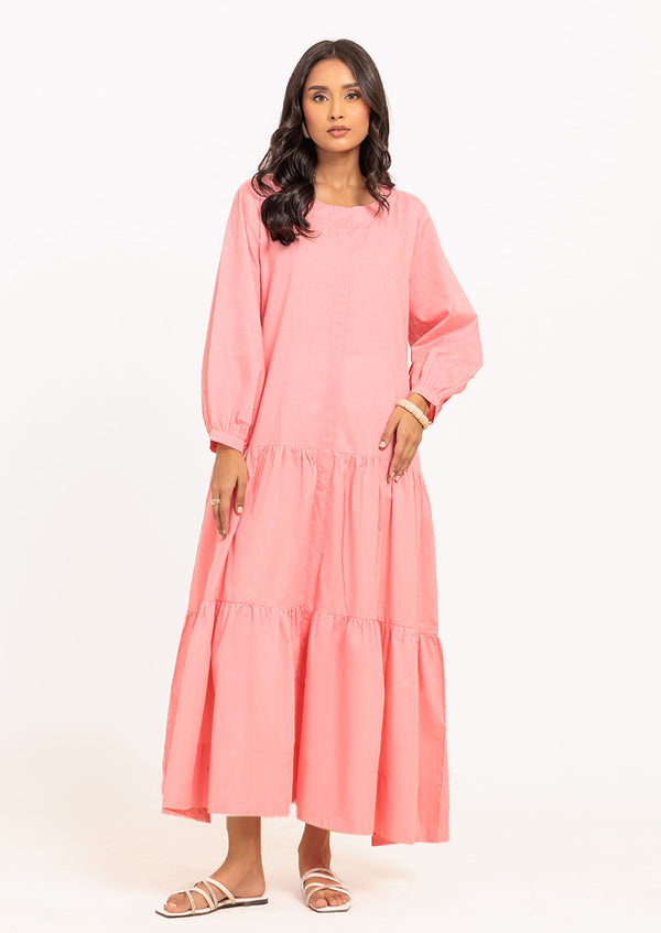 B-Pink-Jacquard - 1 Piece (W25SL1034) NJ (64) - Salai - Summer '25 Women Pret 