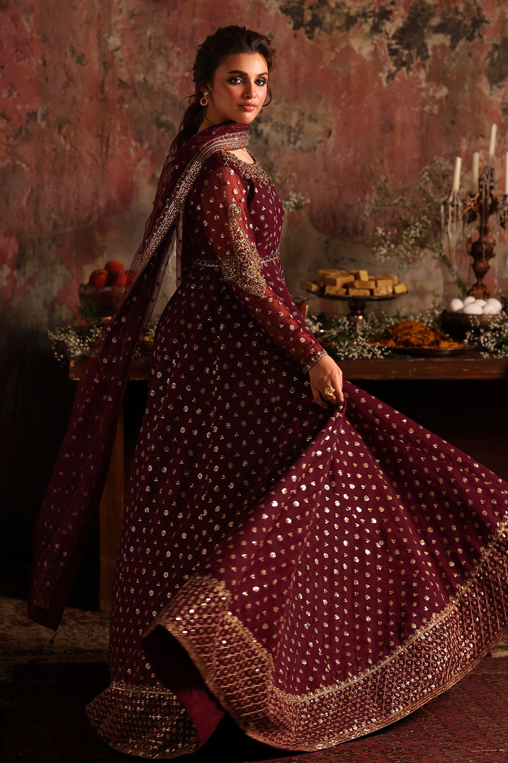 2-PC Embroidered Net Pishwas Suit stm-5-09 - Salai - Charizma RTW Winter 2025 