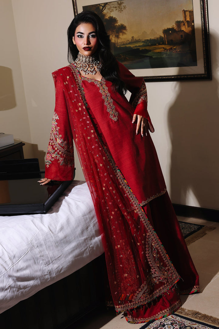 Raw Silk Stitched 3 Piece CMA-5-085 - Salai - Charizma RTW Winter 2025 