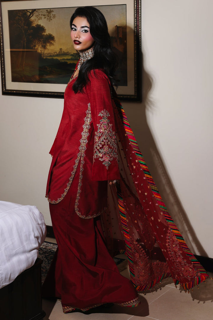 Raw Silk Stitched 3 Piece CMA-5-085 - Salai - Charizma RTW Winter 2025 