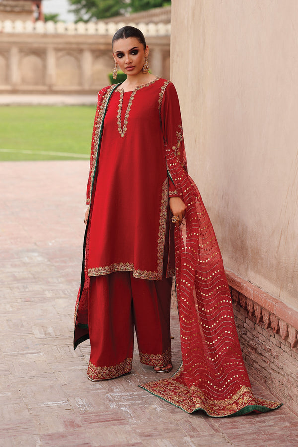Raw Silk Stitched 3 Piece CMA-5-107 - Salai - Charizma RTW Winter 2025 