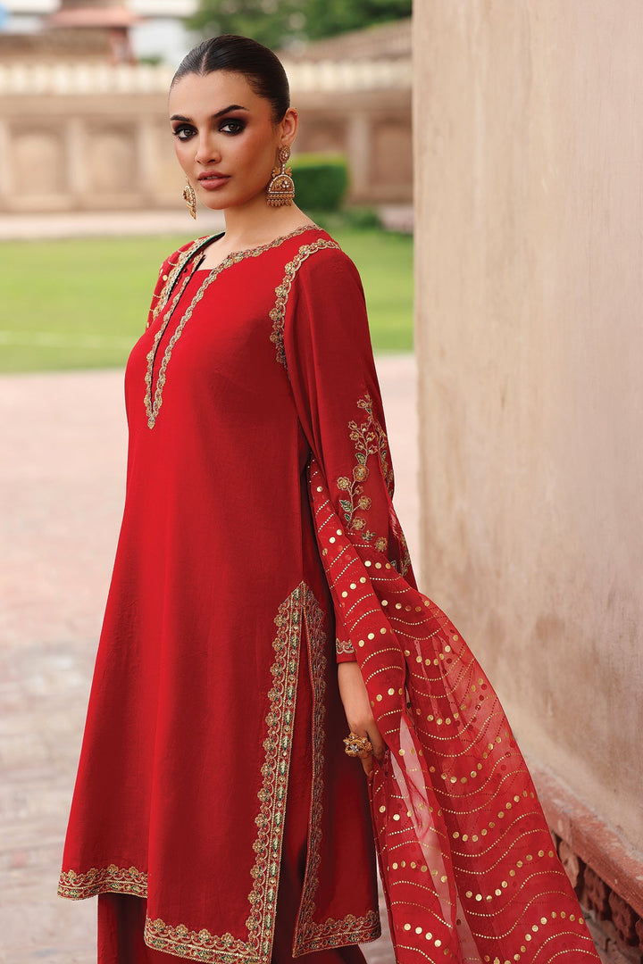 Raw Silk Stitched 3 Piece CMA-5-107 - Salai - Charizma RTW Winter 2025 