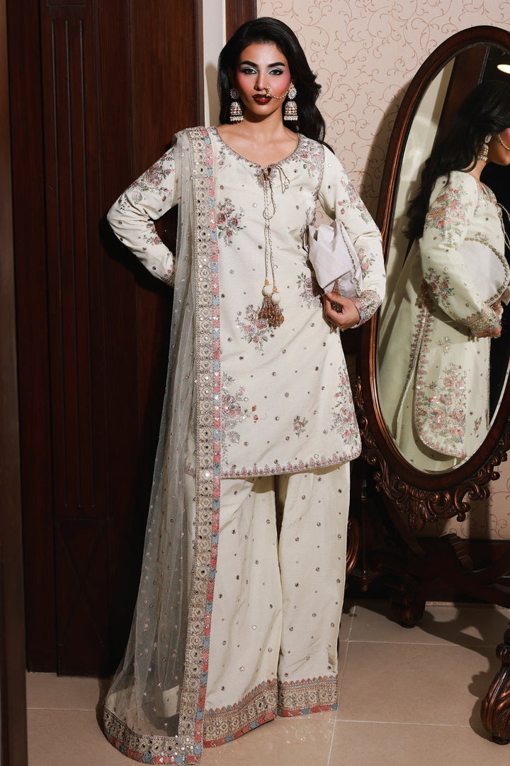 Raw Silk Stitched 3 Piece CMA-5-097 - Salai - Charizma RTW Winter 2025 