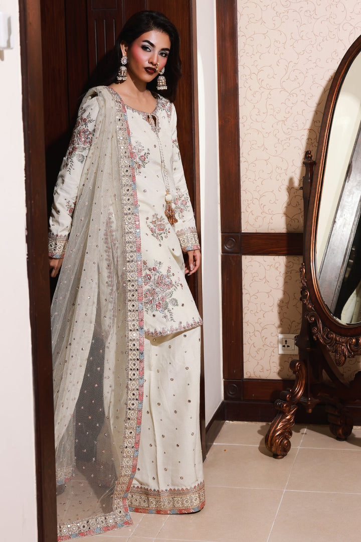Raw Silk Stitched 3 Piece CMA-5-097 - Salai - Charizma RTW Winter 2025 