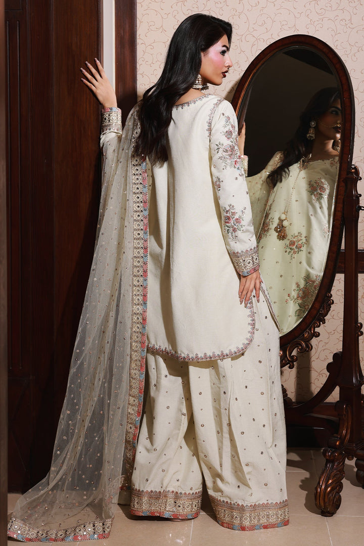 Raw Silk Stitched 3 Piece CMA-5-097 - Salai - Charizma RTW Winter 2025 