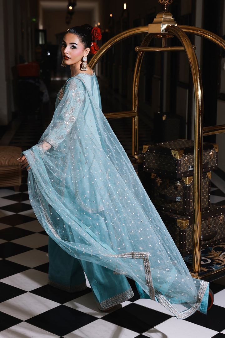 Raw Silk Stitched 3 Piece CMB-5-111 - Salai - Charizma RTW Winter 2025 