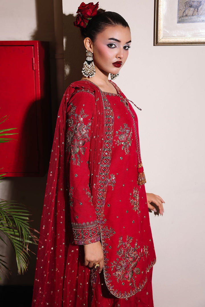 Raw Silk Stitched 3 Piece CMA-5-096 - Salai - Charizma RTW Winter 2025 