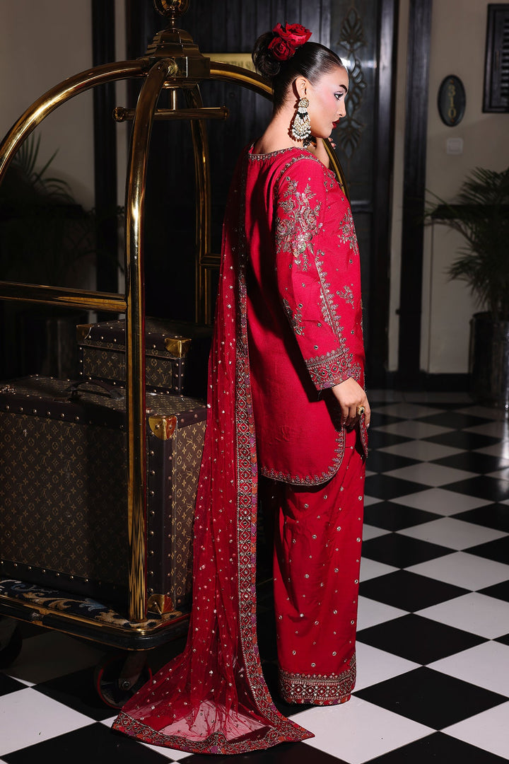Raw Silk Stitched 3 Piece CMA-5-096 - Salai - Charizma RTW Winter 2025 