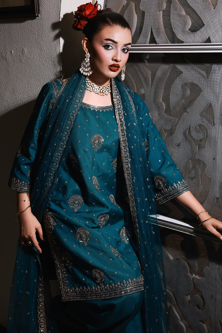 Raw Silk Stitched 3 Piece CMA-5-146 - Salai - Charizma RTW Winter 2025 