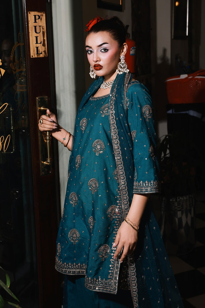 Raw Silk Stitched 3 Piece CMA-5-146 - Salai - Charizma RTW Winter 2025 