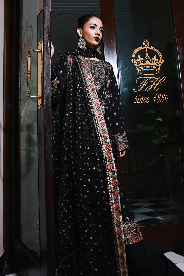 Raw Silk Stitched 3 Piece CMA-5-136A - Salai - Charizma RTW Winter 2025 