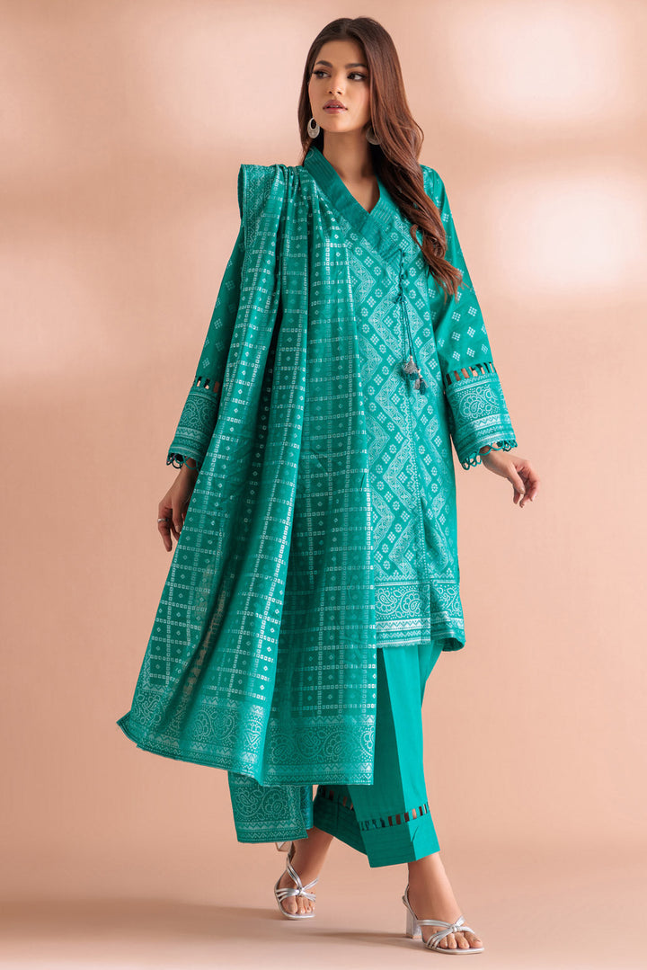 LADIES STITCHED SUIT BEF24-WJ3233P01 - Salai - Bonanza Satrangi 